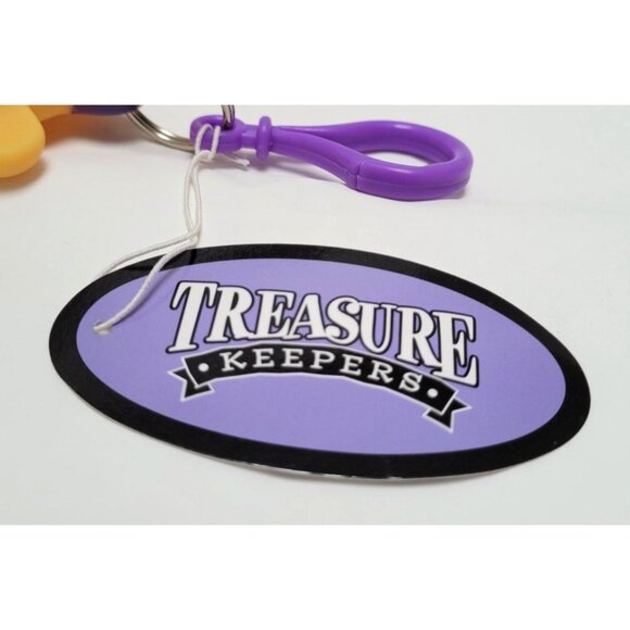 Applause 100 Acre Collection Juvenile Pooh Treasure Keeper Keychain Purple Clip - Picture 7 of 8